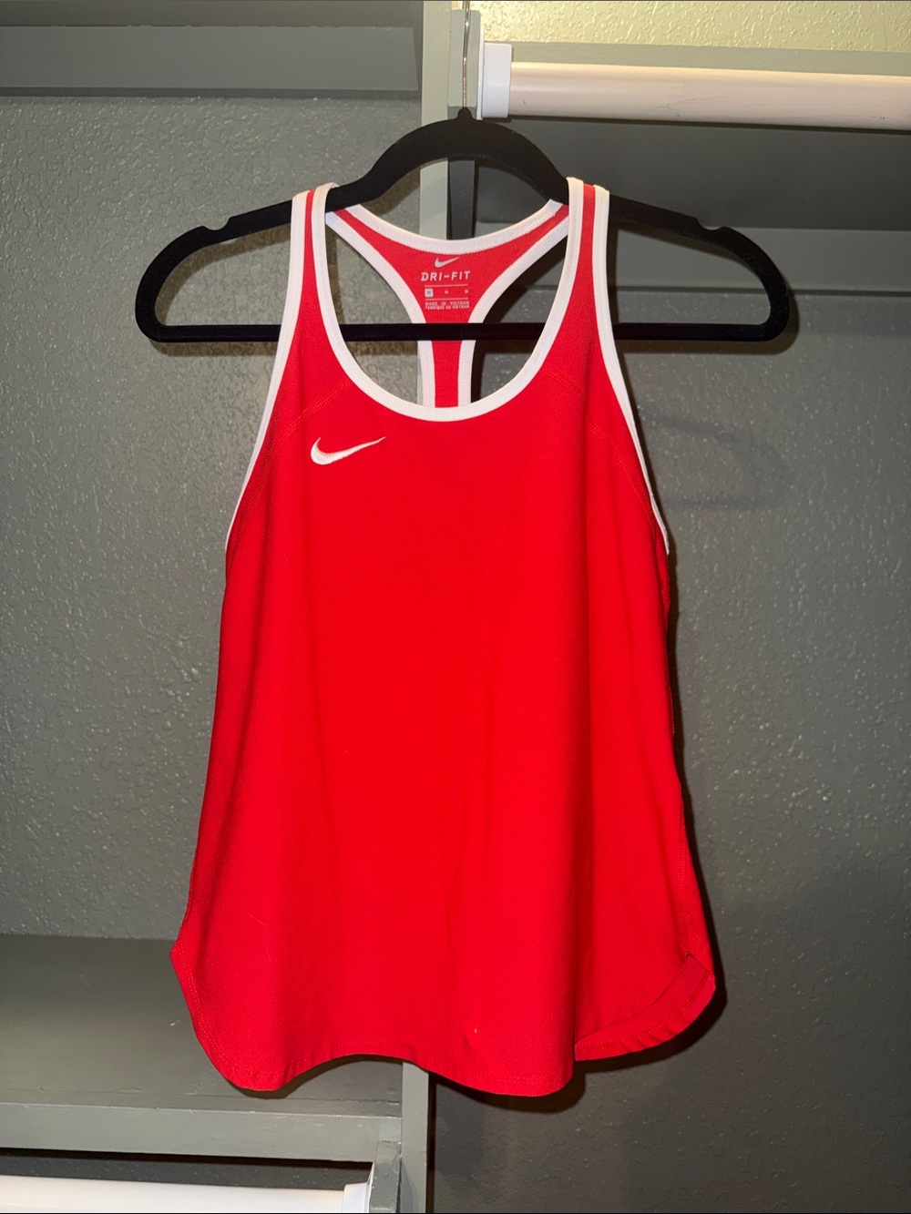 Red Nike Dri-FIT Tank